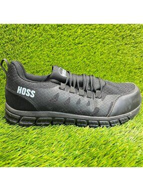 Hoss Sparks SD Mens Size 10 Black Outdoor Composite Toe Safety Work Shoes
